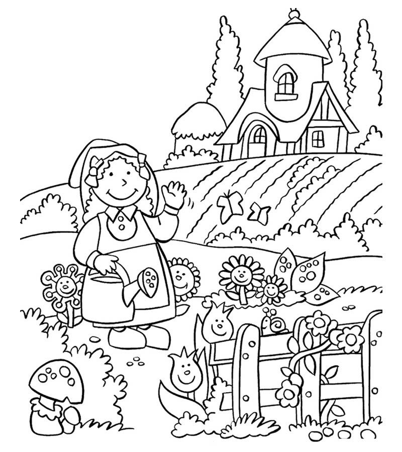 DIBUJOS DE NATURALEZA ® Para colorear e imprimir