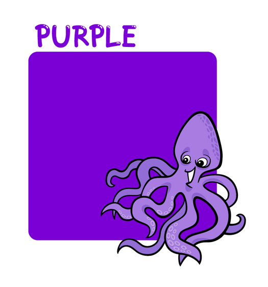 color morado purple