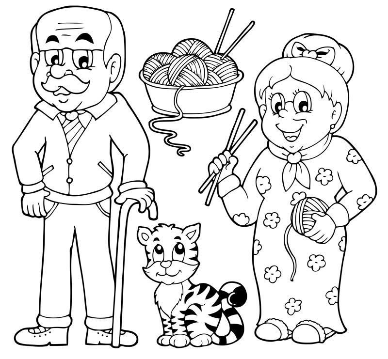 Dibujos De Familia Imagenes Para Colorear Y Pintar