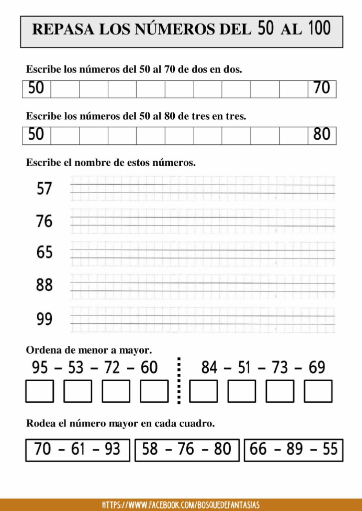Cuadernillo para REPASAR los NÚMEROS del 0 al 999: PDF GRATUITO