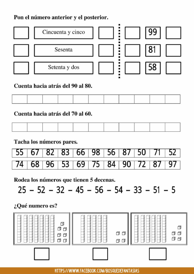 Cuadernillo Para REPASAR Los NÚMEROS Del 0 Al 999: PDF GRATUITO