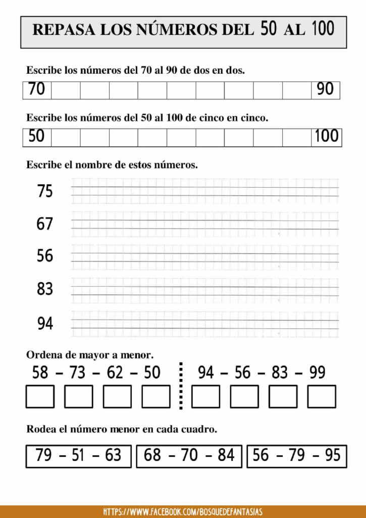 Cuadernillo para REPASAR los NÚMEROS del 0 al 999: PDF GRATUITO