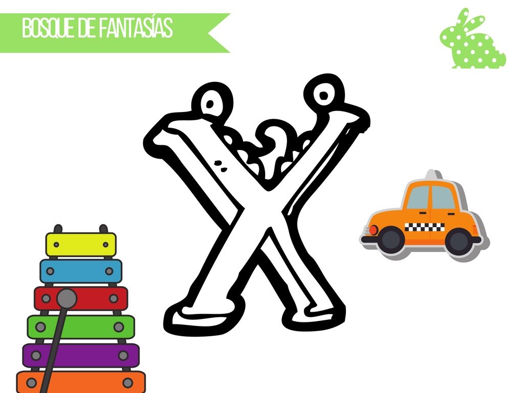 Fichas del ABECEDARIO para colorear: Niños de infantil y preescolar