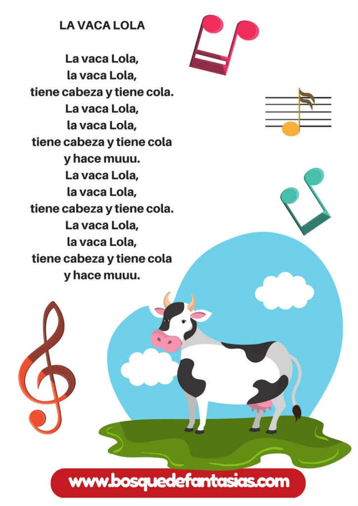 La Vaca Lola Nursery Rhyme