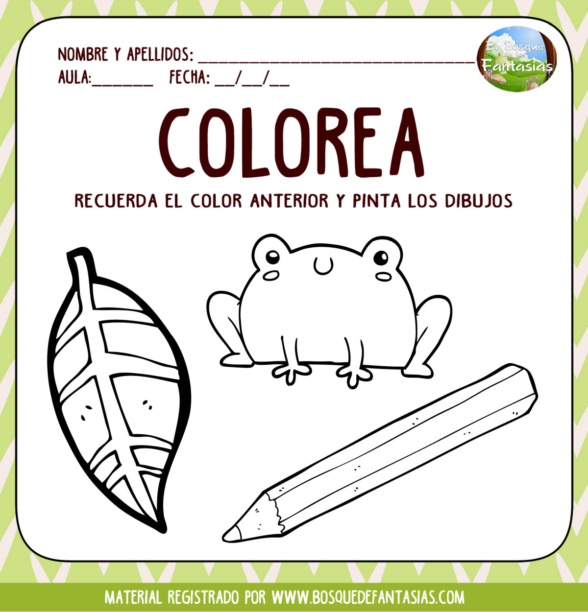 Cuadernillo Para Preescolar Aprende Los Colores