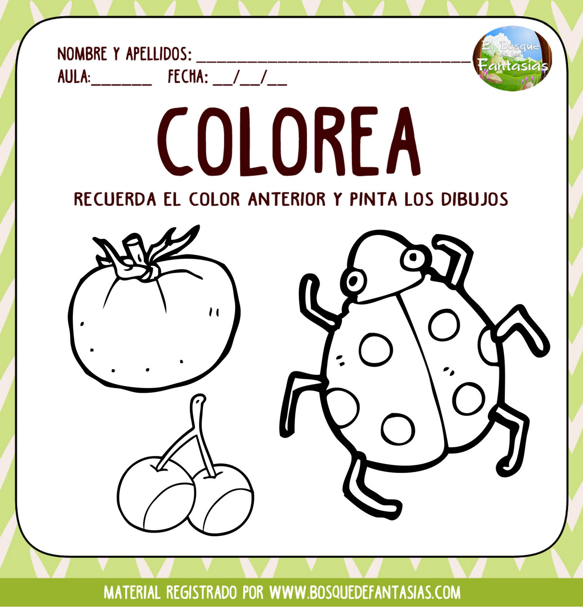 Cuadernillo para aprender los colores