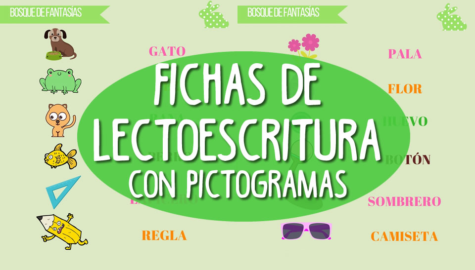 Fichas de COMPRENSIÓN LECTORA lectora con pictogramas