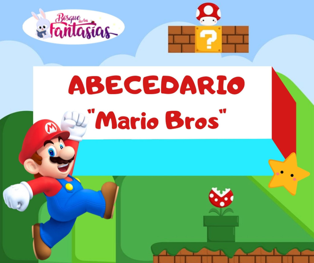 Fichas De ABECEDARIO De MARIO BROS En Formato PDF