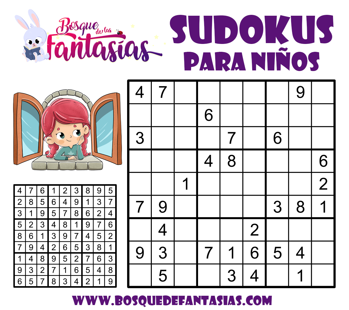 Mensurable presentar Salida sudoku facil ficha 7 - Juegos infantiles