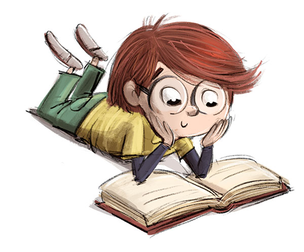 niño estudiando