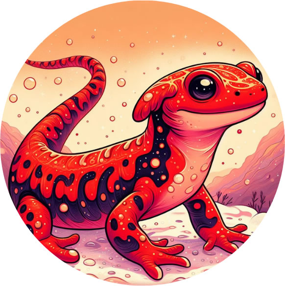 salamandra roja