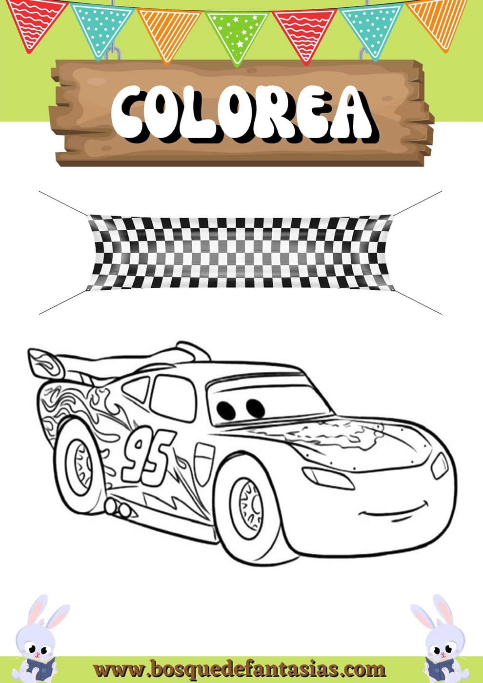 dibujo de cars - Juegos infantiles