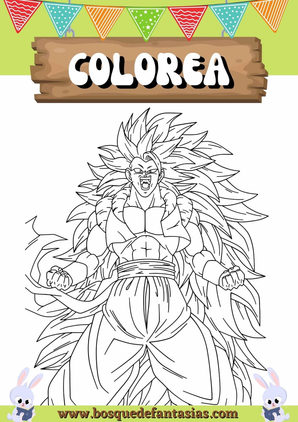 dragon ball para colorear e imprimir