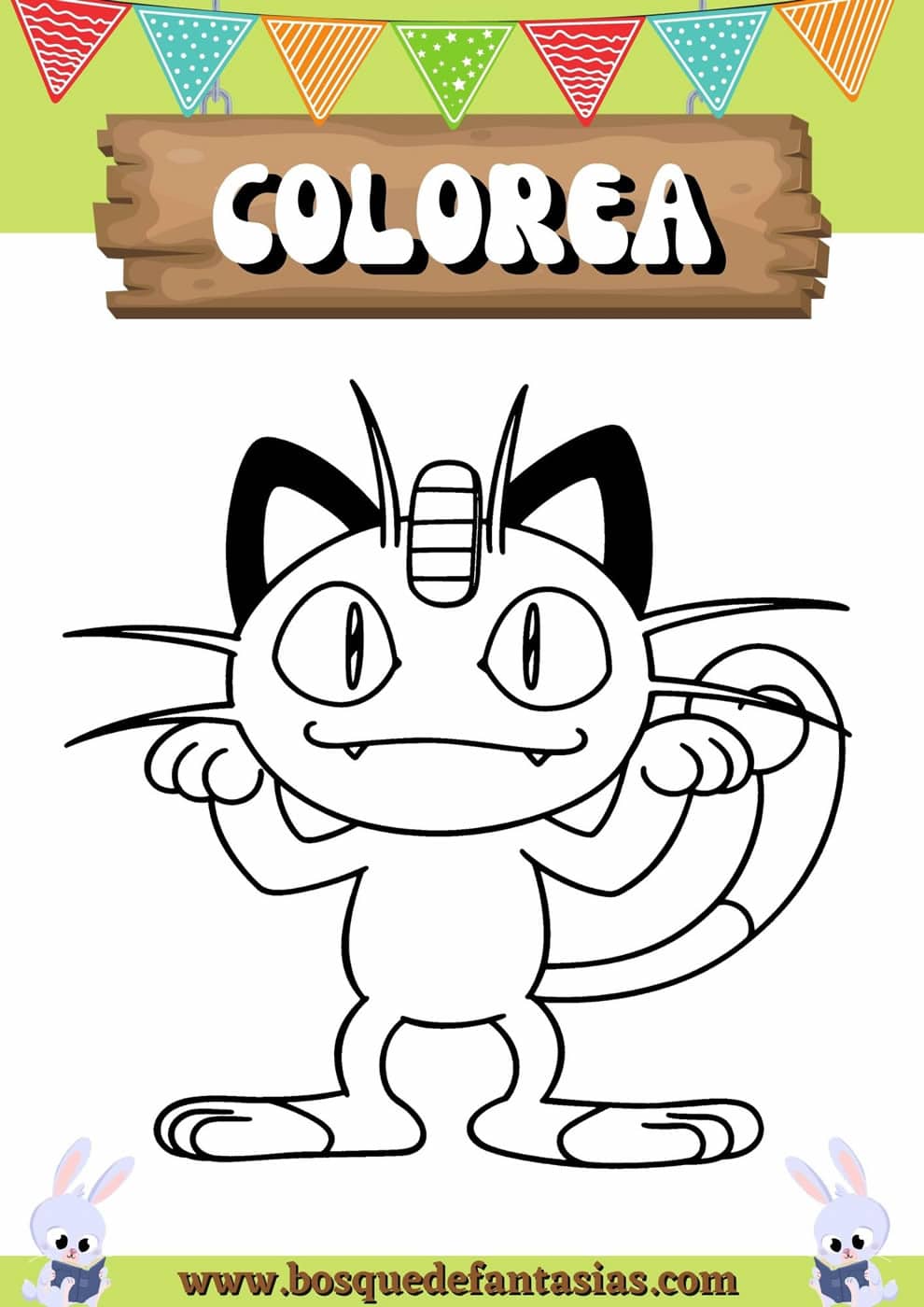 Dibujos para niños para colorear de pokémon - Todas as páginas
