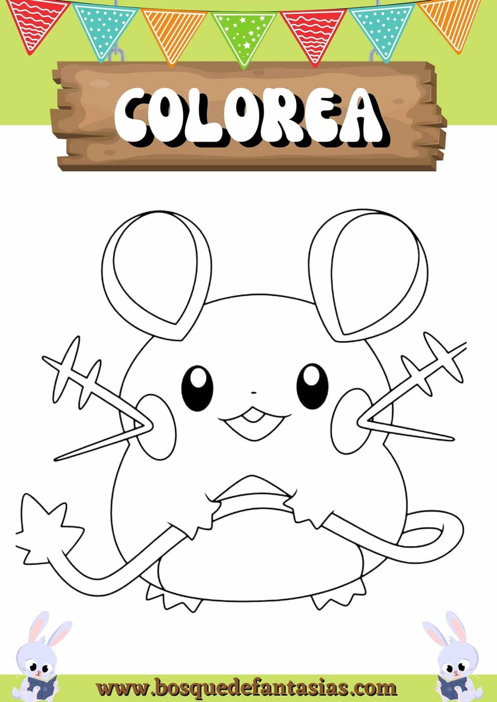 Colorear Pokémons  Pintar para niños pequeños y dibujar para niños 