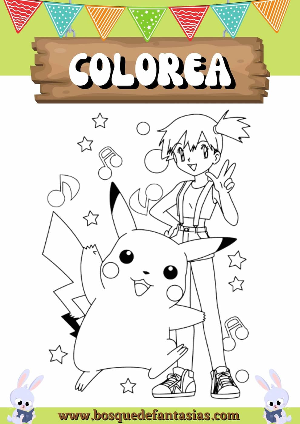 Dibujos para niños para colorear de pokémon - Todas as páginas