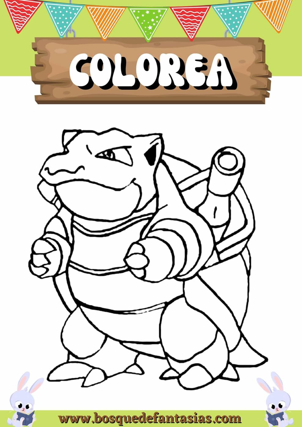 Dibujo de pokémon para colorear e imprimir - Dibujos y colores