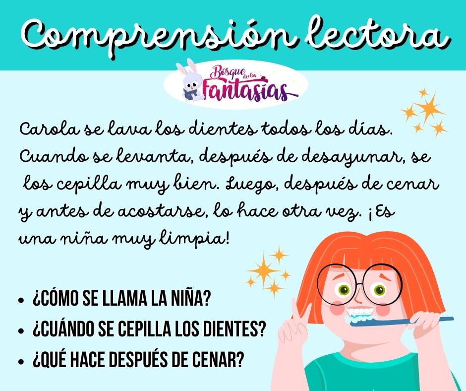 Fichas De Comprension Lectora Hoja 7 - Juegos Infantiles