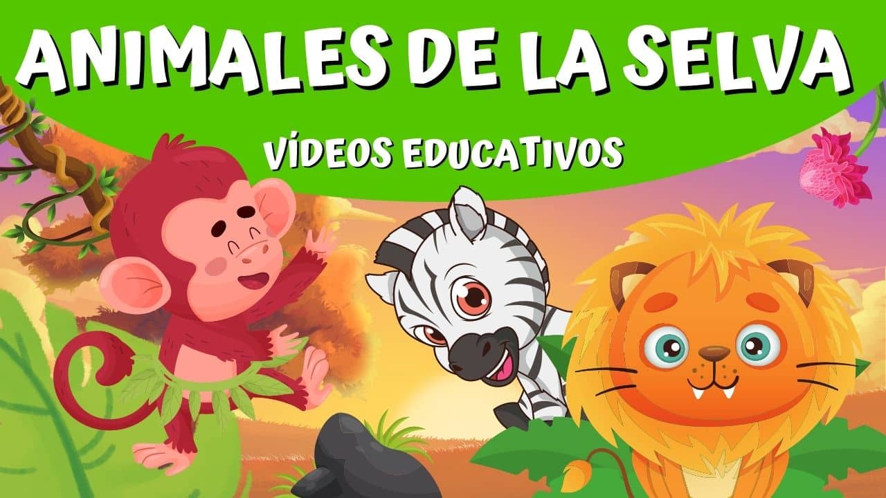 ANIMALES DE LA SELVA ® Juegos y ejercicios para niños
