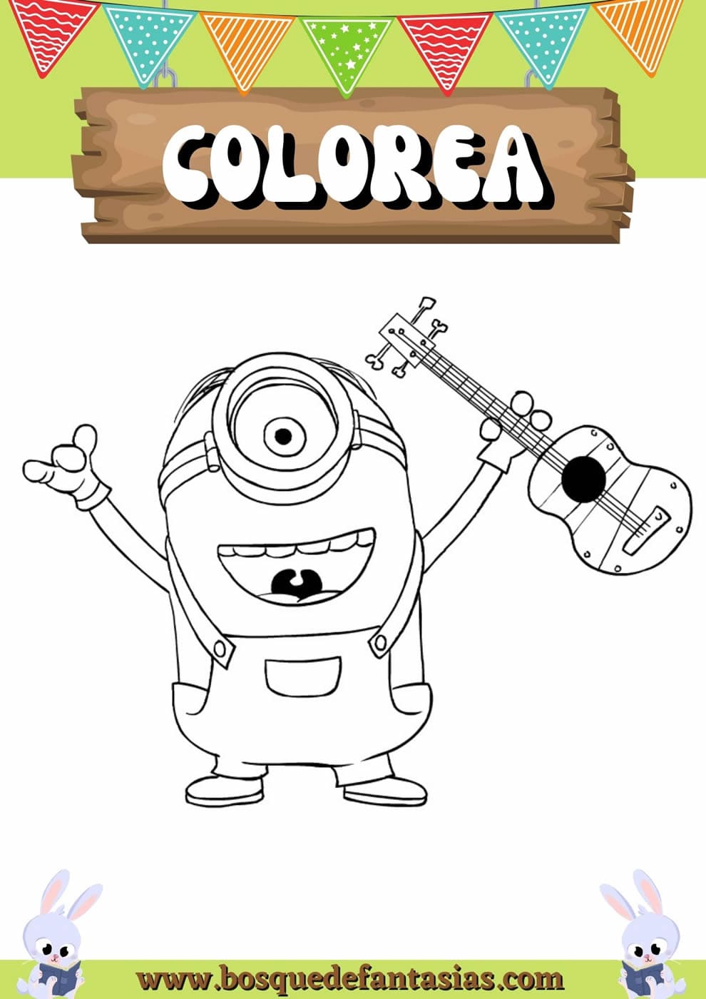 Pintar un Minion - Juego de pintar para niños - Juegos online 