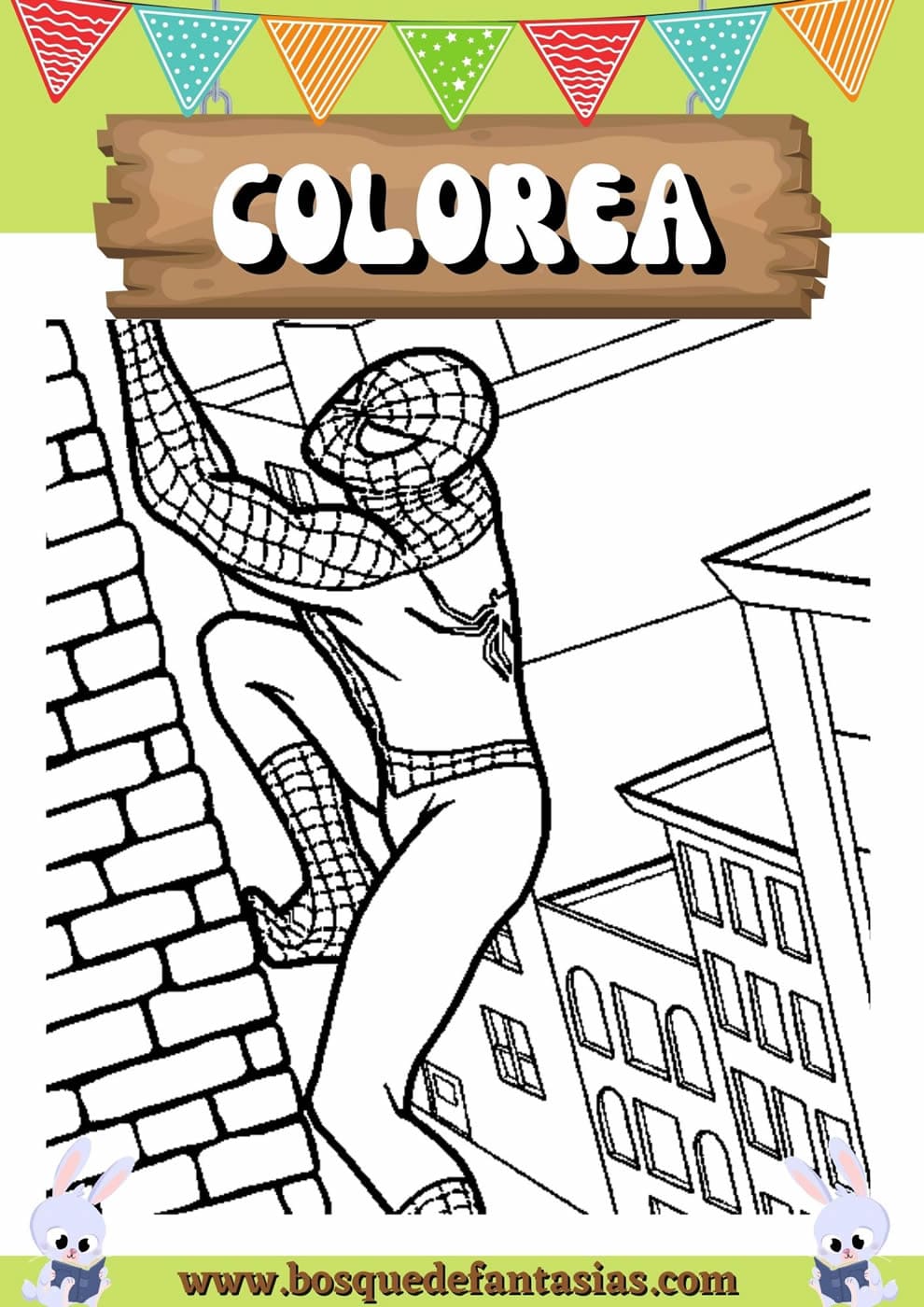 dibujos de spiderman 10 - Juegos infantiles