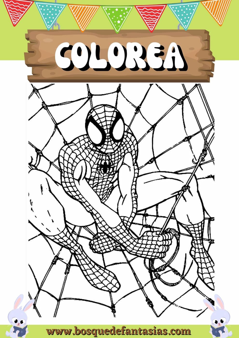 dibujos de spiderman 5 - Juegos infantiles