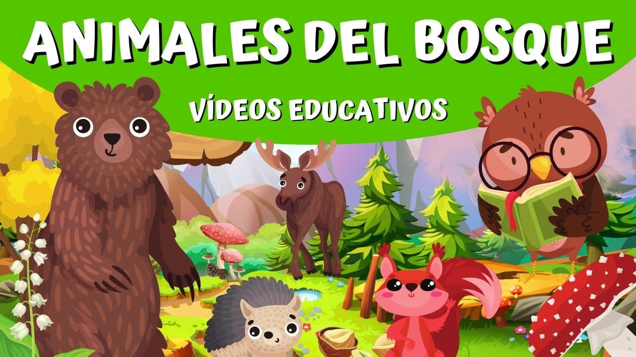 ANIMALES DEL BOSQUE ® Juegos y actividades para niños