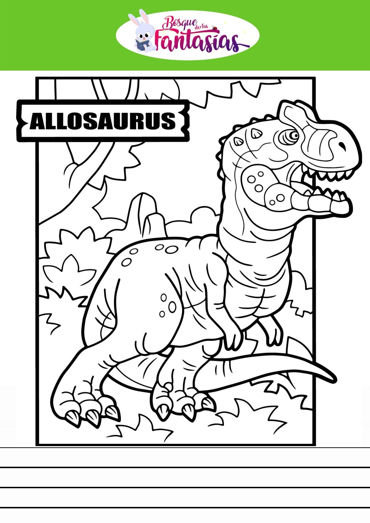 dibujos de dinosaurios para imprimir - Juegos infantiles