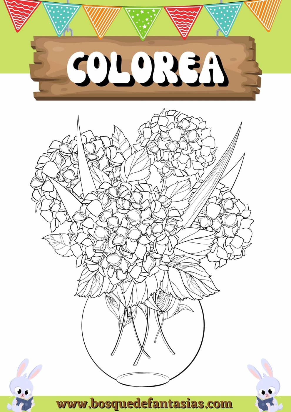 Flores Faciles Y Bonitas Dibujos de flores para colorear e imprimir: Fáciles y bonitas para niños
