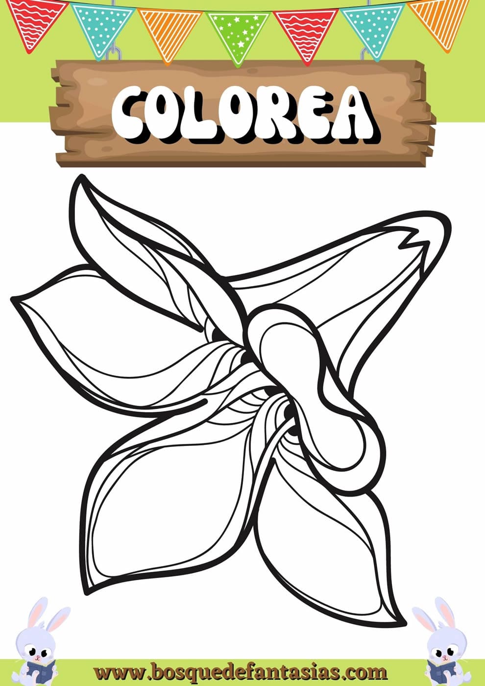 Dibujos de flores para colorear e imprimir: Fáciles y bonitas para niños