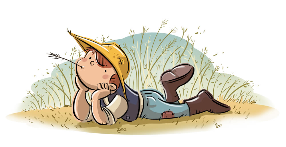 agricultor sentado