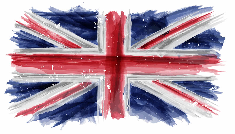 dibujo de bandera de reino unido