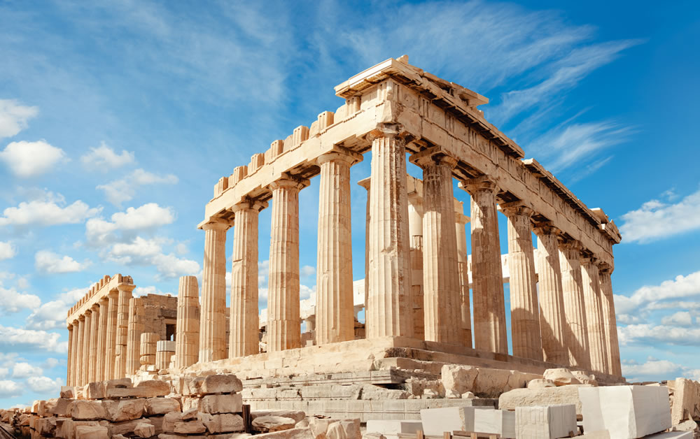 La Acrópolis de Atenas templo