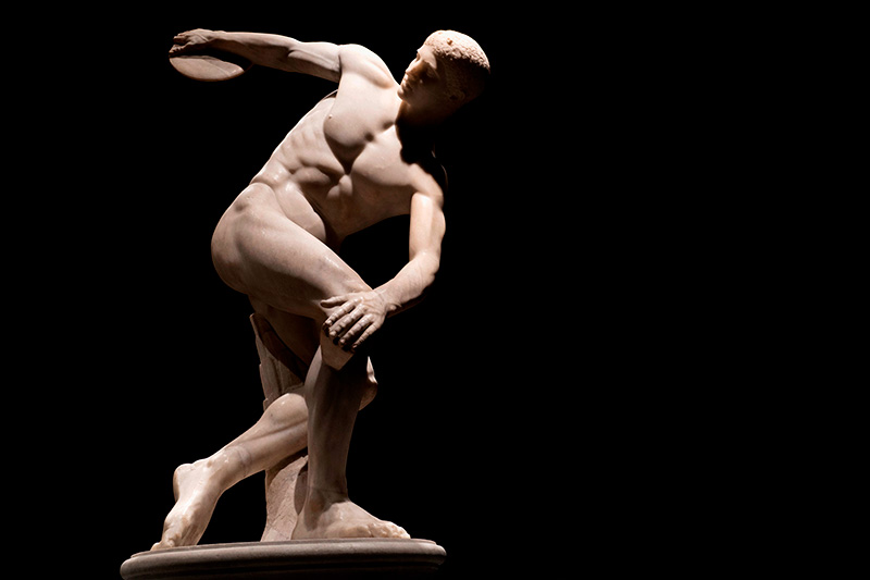 escultura discóbolo de Mirón