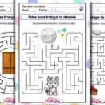 fichas de laberintos para preescolar