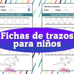fichas de trazos para niños