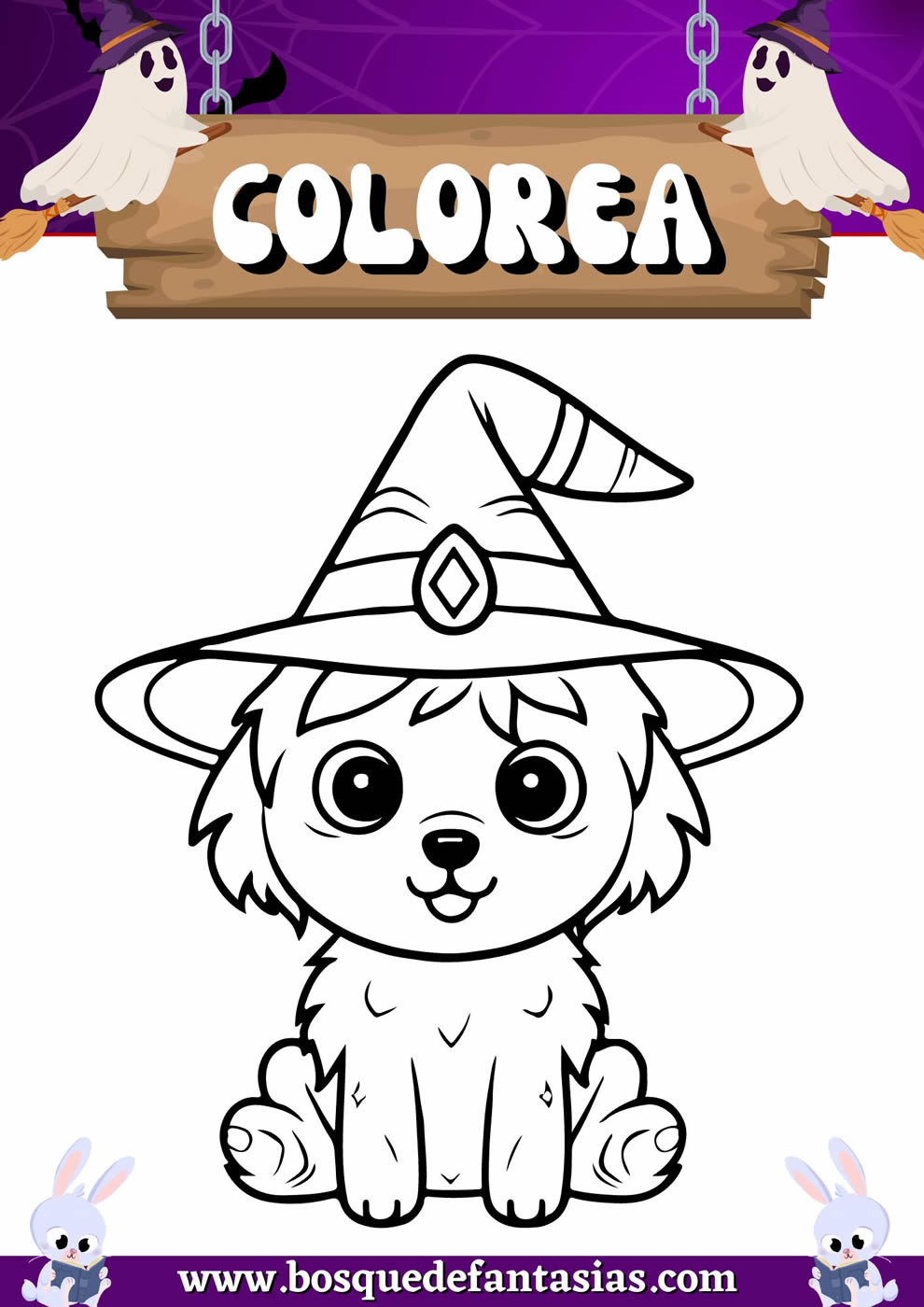 dibujos de halloween para colorear​