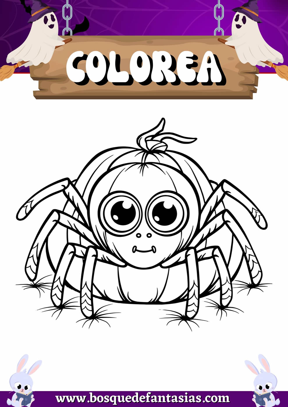 dibujos halloween colorear