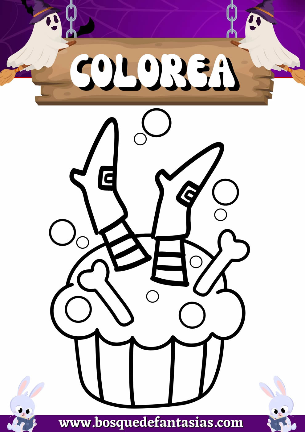 dibujos halloween para colorear e imprimir