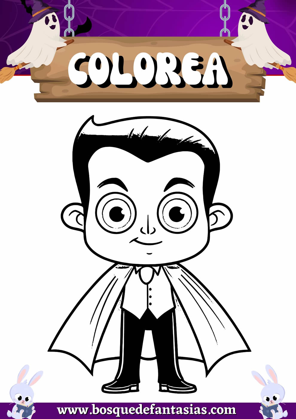 dibujos halloween vampiro