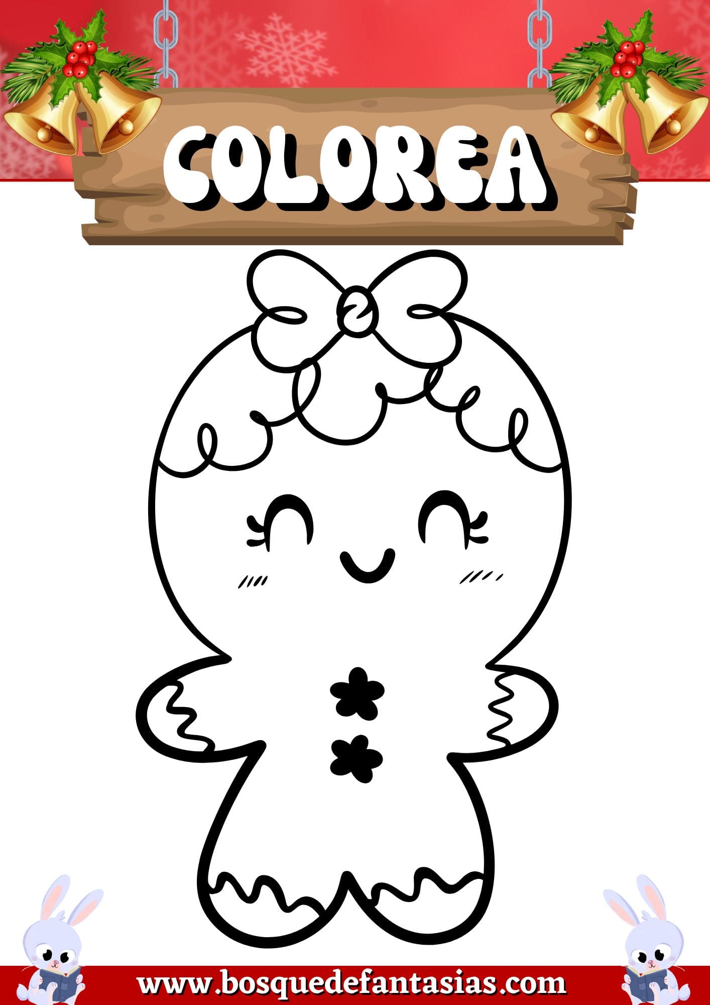 galleta para colorear
