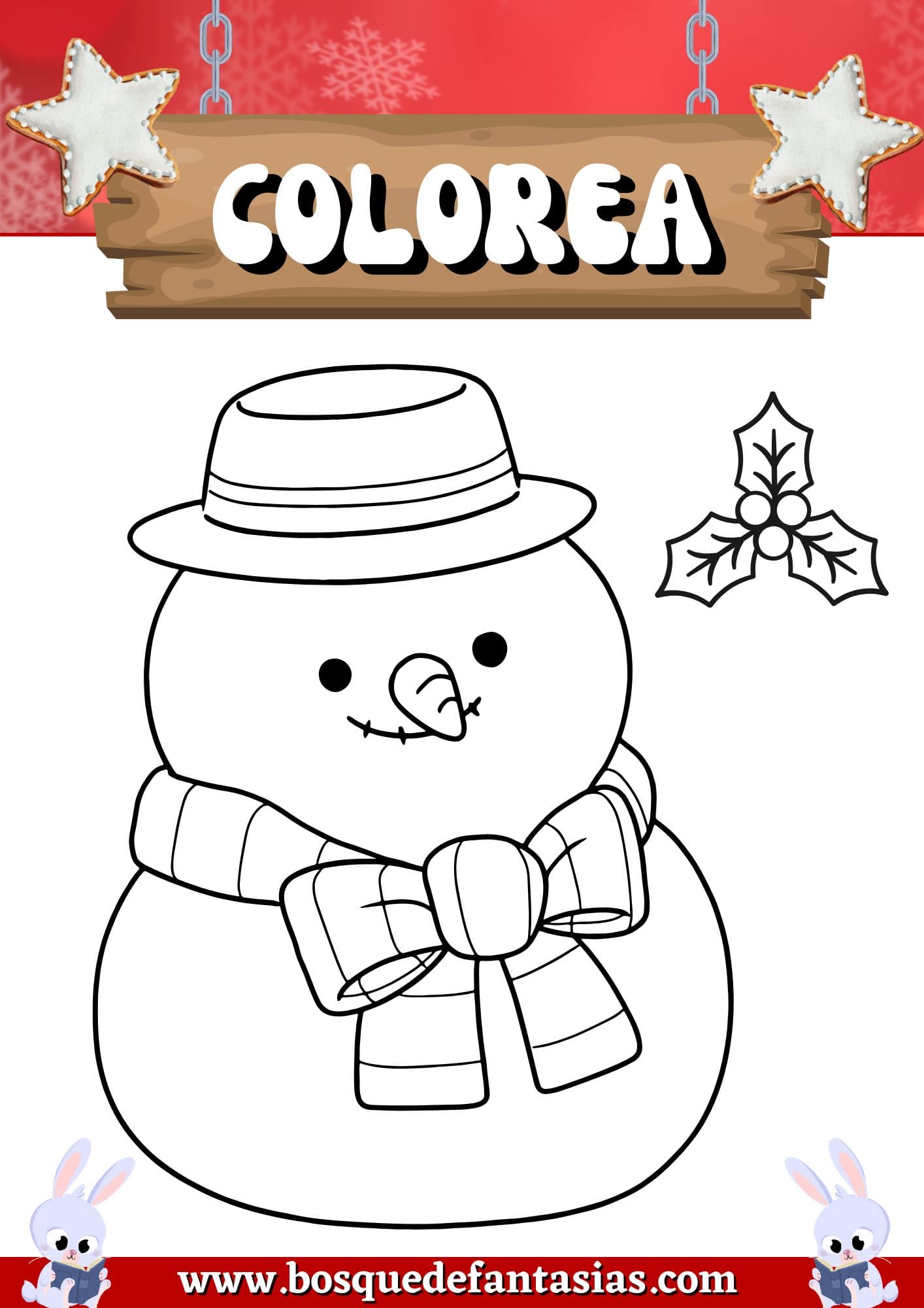 muñeco de nieve de navidad