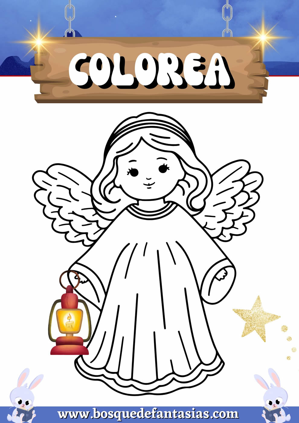 angel de navidad