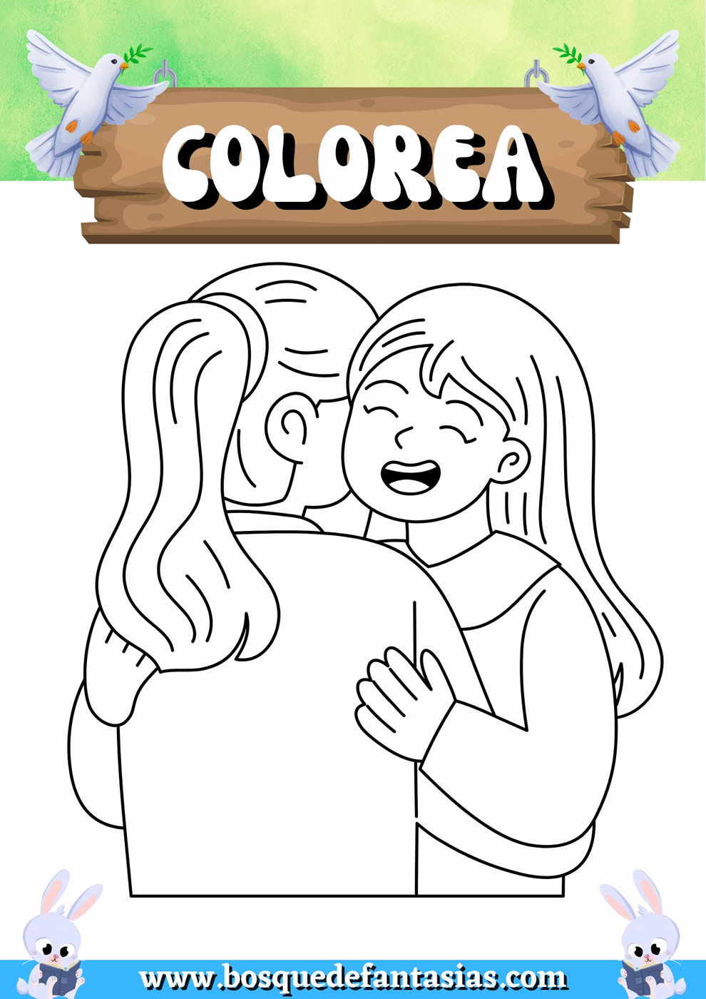 dia de la paz colorear