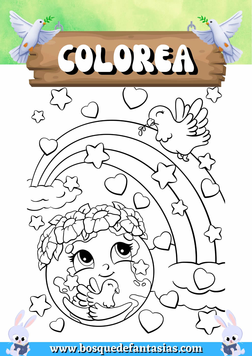dia de la paz dibujo facil