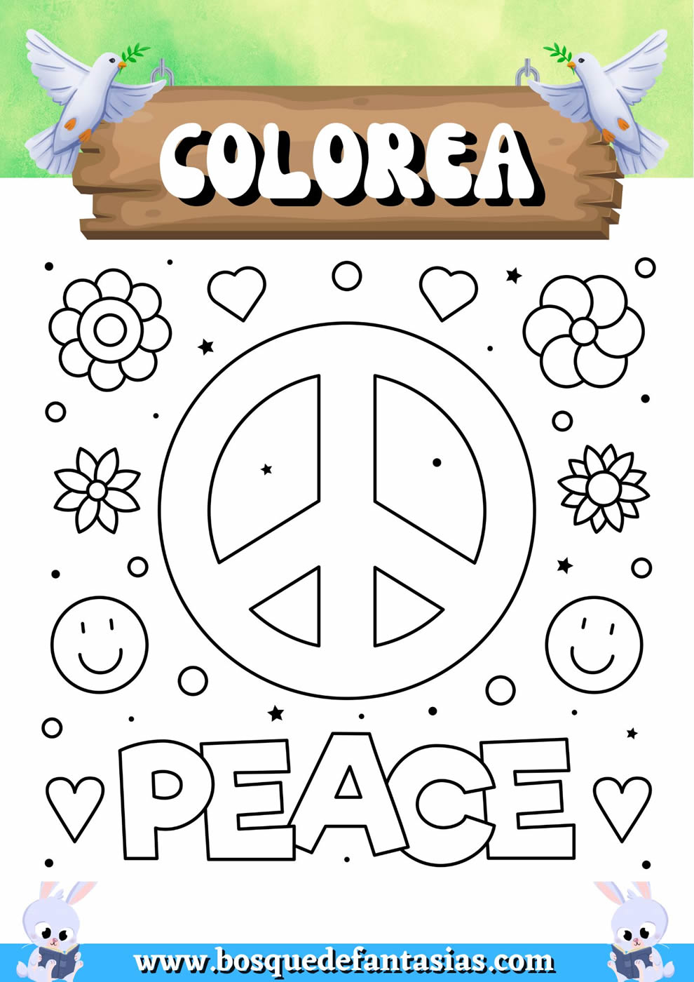 dibujo dia de la paz