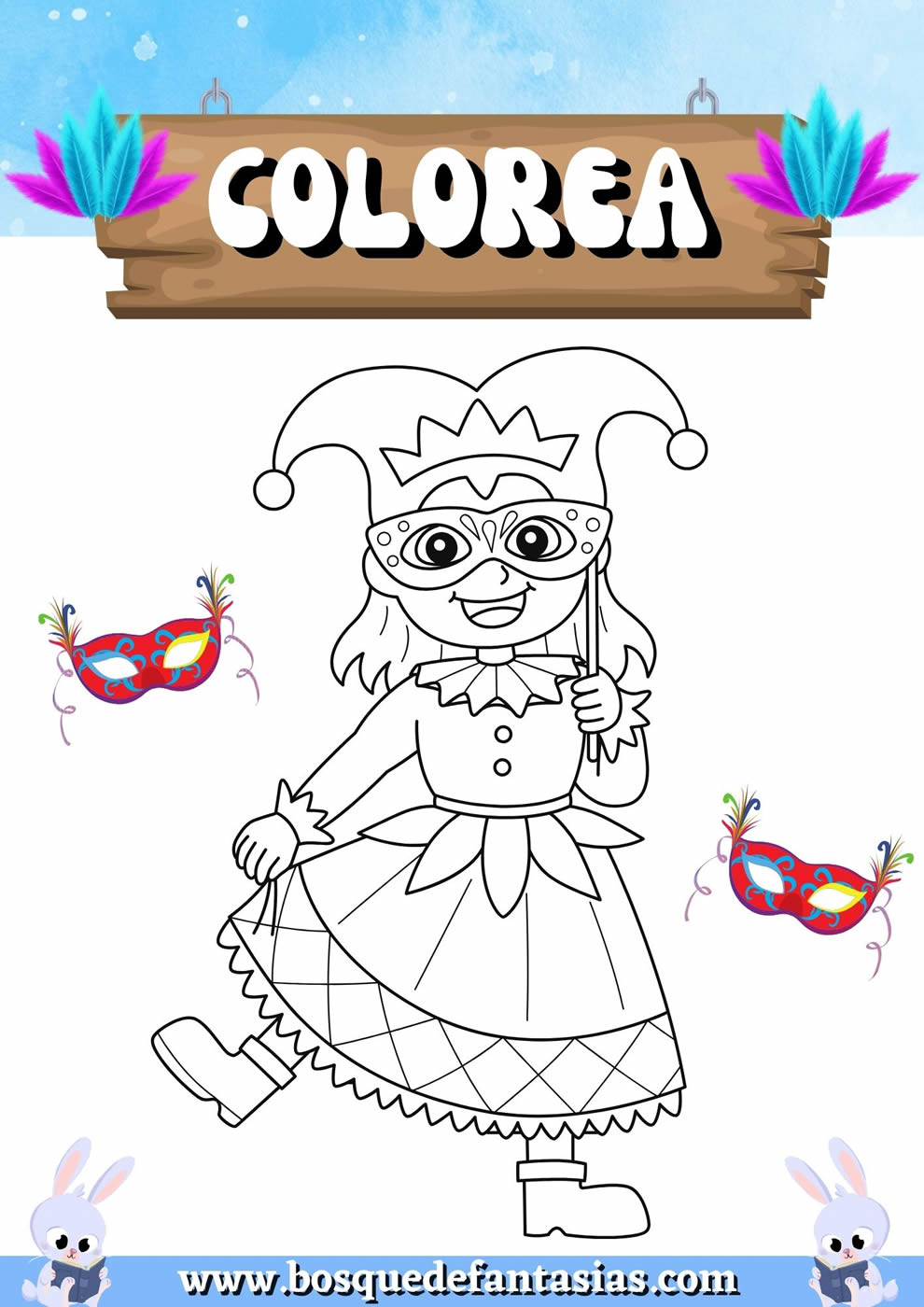 dibujo de carnaval​