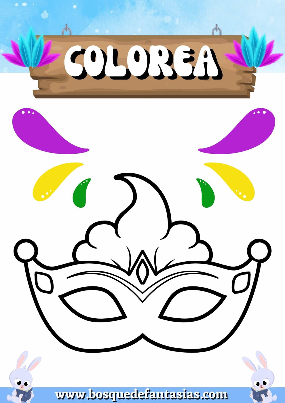 dibujos de carnaval​