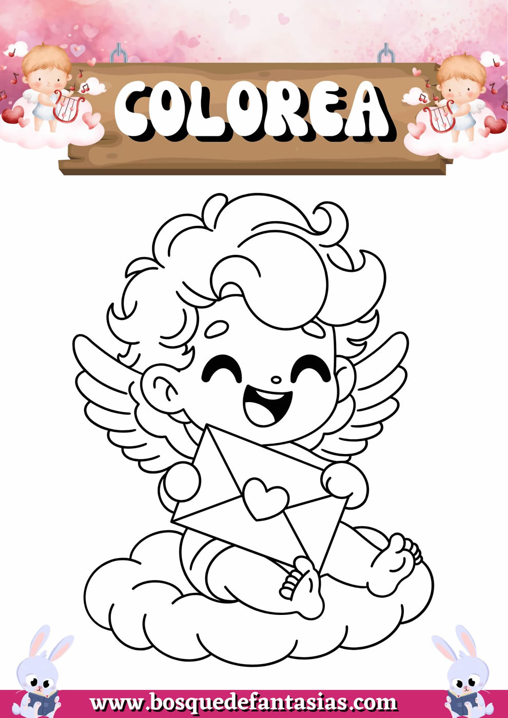 dibujos de san Valentín para colorear