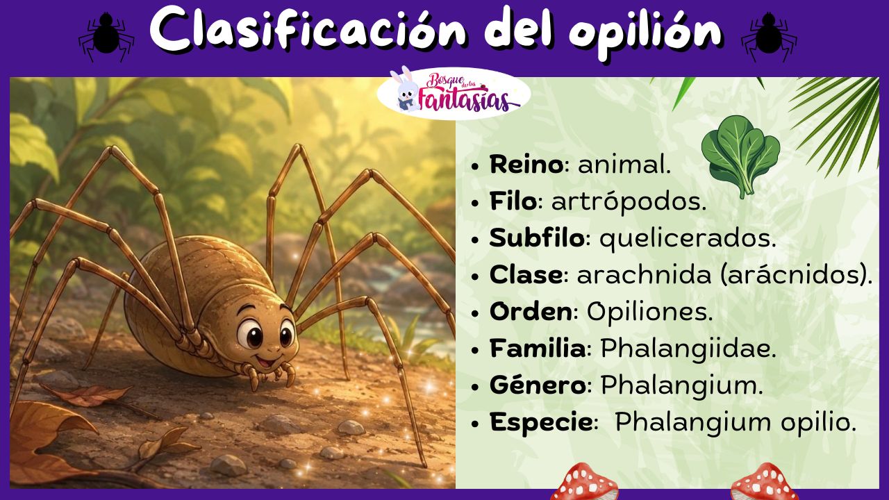 curiosidades del opilión